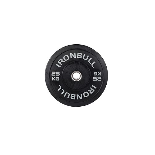 BLACK RUBBER BUMPER PLATE 25KG