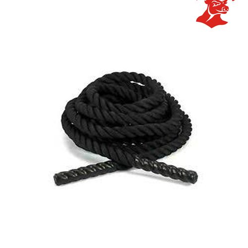 IRON BULL BLACK NYLON ROPE 38MM,9METER - 100979