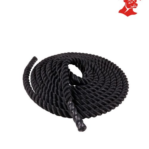 IRON BULL BLACK NYLON ROPE 38MM,15METER - 100979