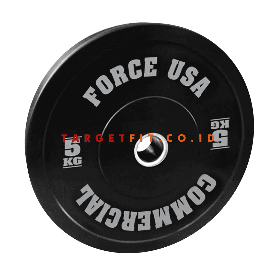 Force USA Ultimate Training Bumper Plates 5 - 25 kg Black - Image 2